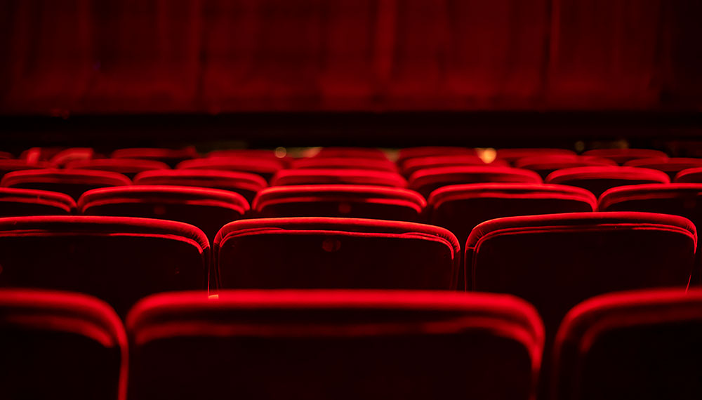 Red theater seats